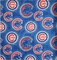 Licensed MLB Chicago Cubs Dot Print Cotton 60319B Fabric by the Yard
